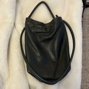 Baggu leather tote bag.